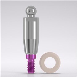 CNLGBall abutment male D 4.3 GH 4.5