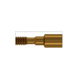 CNLG Vario SR lab screw M 2.0 brown anodized