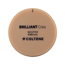 Coltene BRILLIANT Crios Disc - Shade A35 - Low Translucent - Size H18 - 18 x 98.5mm