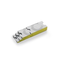Coltene Brilliant Componeer - Prefabricated Composite Shells - Upper Set - M - Bleach Translucent, 6-Pack