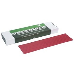Coltene Hygenic Square Wax Ropes - 4.8 x 279mm - Long - White, 44-Pack