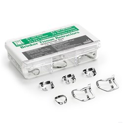 Coltene Brinker Rubber Dam Clamp Set - 1 each of B1 B2 B3 B4 B5 B6
