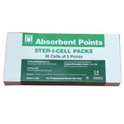 Coltene HYGENIC Paper Points - Sterile Cell Pack - Size 40, 180-Pack