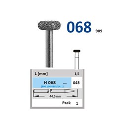 Horico Diamond Bur - 068-045 - Wheel - Slow Speed, Right Angle (RA), 1-Pack