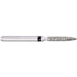 Komet Diamond Bur - 5862-012 - Flame - Super Coarse - High Speed, Friction Grip (FG), 5-Pack
