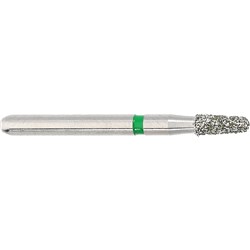 Komet Diamond Bur - 6849-016 - Tapered Round - Coarse - High Speed, Friction Grip (FG), 5-Pack