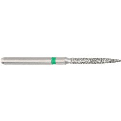 Komet Diamond Bur - 6863-012 - Long Flame - Coarse - High Speed, Friction Grip (FG), 5-Pack