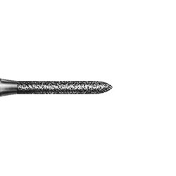 Komet Diamond Bur - 6878-014 - Torpedo - Coarse - High Speed, Friction Grip Short (FGS), 5-Pack