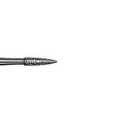 Komet Diamond Bur - 6889-009 - Needle - Coarse - High Speed, Friction Grip (FG), 5-Pack