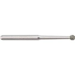 Komet Diamond Bur - 801L-016 - Round Long Neck - High Speed, Friction Grip (FG), 5-Pack