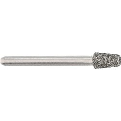 Komet Diamond Bur - 845KR-025 - Tapered Round Edge - High Speed, Friction Grip (FG), 5-Pack
