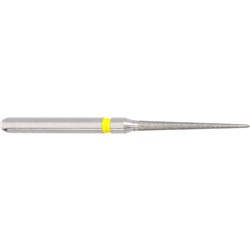 Komet Diamond Bur - 859EF-010 - Pointed Long - Extra Fine - High Speed, Friction Grip (FG), 5-Pack