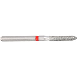 Komet Diamond Bur - 8878-014 - Torpedo - Fine Red - High Speed, Friction Grip (FG), 5-Pack