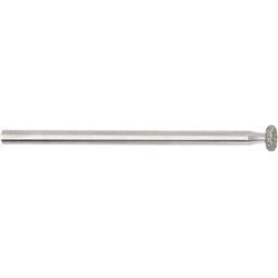 Komet Diamond Bur - 909-040 - Round Wheel - Straight (HP), 5-Pack