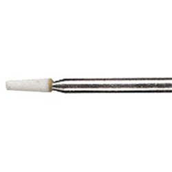 Dedeco Arkansas Stones - Shape 122 - White - Ultra Fine - High Speed, Friction Grip (FG), 12-Pack