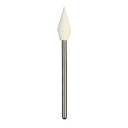 Dedeco Abrasive Midgets - Shape 14 - White - Ultra Fine - Straight (HP), 12-Pack