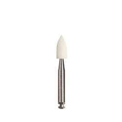 Dedeco Abrasive Midgets - Mini White - Ultra Fine - Slow Speed, Right Angle (RA), 12-Pack
