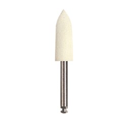 Dedeco Abrasive Midgets - Shape 15 - White - Ultra Fine - Slow Speed, Right Angle (RA), 12-Pack