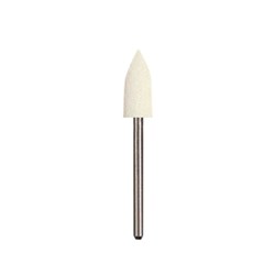 Dedeco Abrasive Midgets - Mini White - Ultra Fine - High Speed, Friction Grip (FG), 12-Pack