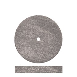 Dedeco Rubber Wheels - Grey - Medium Hard - 22mm x 3.1mm, 100-Pack