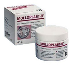 MOLLOPLAST B  45g Jar Soft Reline Material