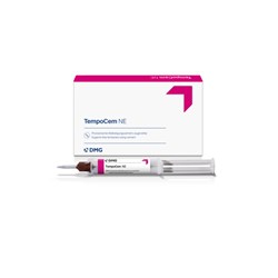 DMG TempoCem NE - Non-Eugenol Temporary Luting Cement - 60g Automix Cartridge, 1-Pack and Mixing Tips