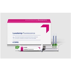 DMG Luxatemp Fluorescence - Temporary Crown and Bridge - Shade A3 - 15g Syringe, 1-Pack and 10-Pack Smart Mixing Tips