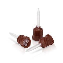 DMG Smartmix Short Mixing Tips - Brown - TempoCem and PermaCem, 50-Pack