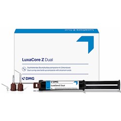 DMG LUXACORE Z Dual - Core Build-Up Composite - Shade A3 - 9g Syringe, 2-Pack and 40 Smart Mix Tip