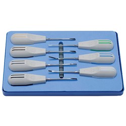 Directa Luxator Periotome Kit - L-K7, L2S, L3C, L3S, L3CA, L5C, L5S and Sharpening Tool