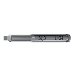 Screwdriver Tip 1.30mm 24mm Length Square