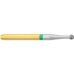 Komet S Diamond Bur - S6801-014 - Round - Coarse - High Speed, Friction Grip (FG), 5-Pack