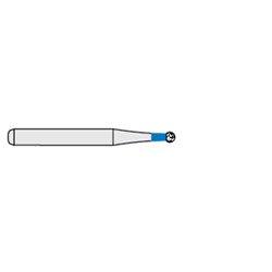 Ecoline Diamond Bur - 801-010 - Round - High Speed, Friction Grip Short (FGS), 50-Pack