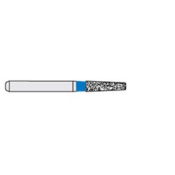 Ecoline Diamond Bur - 846-014 - Flat End Taper - High Speed, Friction Grip Short (FGS), 50-Pack