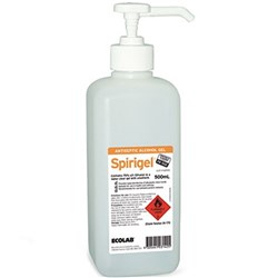 SPIRIGEL Hand Gel Alcohol Based x500ml