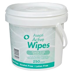 Ecolab Asepti Active Disinfectant Wipes - Pail, 325-Pack