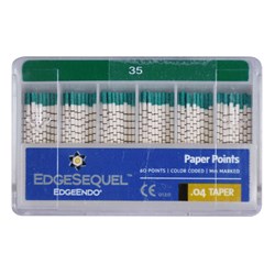 EdgeEndo EdgeSequel Paper Points - 04 Taper - Size 35, 60-Pack
