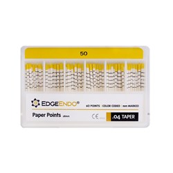 EdgeEndo EdgeFile Paper Points - Size 50 .04, 60-Pack