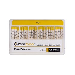 EdgeEndo EdgeFile Paper Points - Size 50 .06, 60-Pack