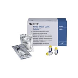 3M Ketac Molar - Quick - Glass Ionomer Restorative - Shade A2 - Applicap, 20-Pack