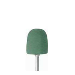 Edenta Exa Technique Acrylic Polisher - Coarse Green - 0672 - Mounted - Straight (HP), 6-Pack