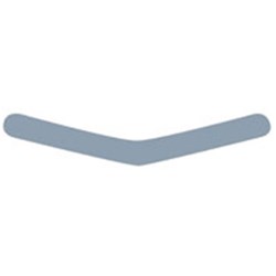 Garrison Slick Tofflemire Matrix Bands - Size 1 Universal - Regular - Grey, 100-Pack
