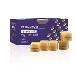 GC CERASMART - PlanMill - Size 14 - High Translucent - Shade  A2, 5-Pack