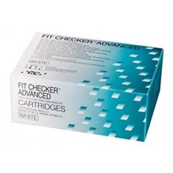 GC FIT CHECKER Advanced - White - 2 x 62g Cartridges and 6 Mixing Tips