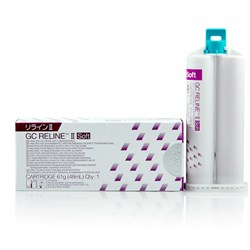 GC RELINE II Soft - Silicone-Based Relining Material - Refill - 48ml Cartridge