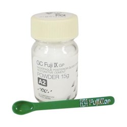 GC FUJI IX GP Powder - Glass Ionomer Restorative - Shade A2 - 15g bottle Powder