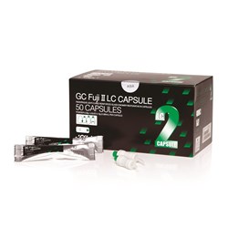 GC FUJI 2 LC Capsules - Light-Cured Glass Ionomer Restorative - Shade A3, 50-Pack