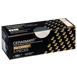 GC CERASMART - Cerec - Size 14 - low Translucent - Shade  B1, 5-Pack