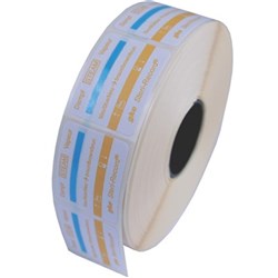 GKE LABEL Yellow Self Adhesive with Process Indicator x 750