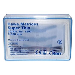 Hawe Super Thin Matrices - 1207 - 0.038mm Thin, 30-Pack